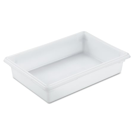 Rubbermaid Commercial Food/Tote Boxes, 8.5gal, 26w x 18d x 6h, White FG350800WHT